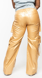 Golden Cargo Pants