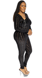 Boxy Mesh Jumpsuit