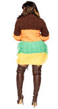 Jiffy Color Block Sweater Dress