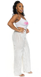 Ruche Ruffle Mesh Pants