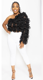 Rosaline Ruffled Crop Top