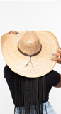 Palm Straw Cowboy Hat